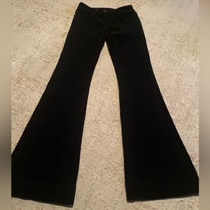 J Brand velvet flare jeans mid rise